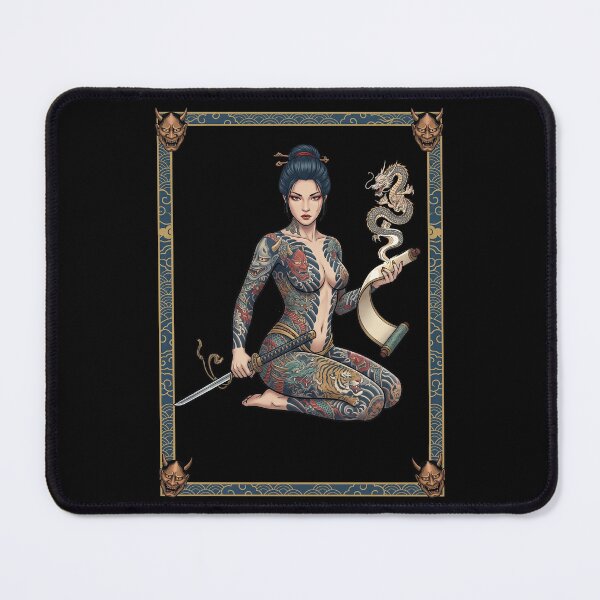 Item preview, Traditional Japanese Tattoo Woman designed and sold by TeeARTHY.