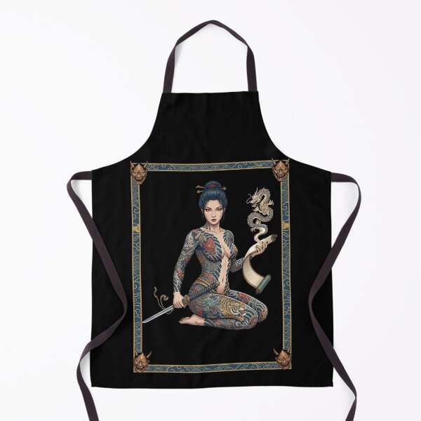 Item preview, Traditional Japanese Tattoo Woman designed and sold by TeeARTHY.