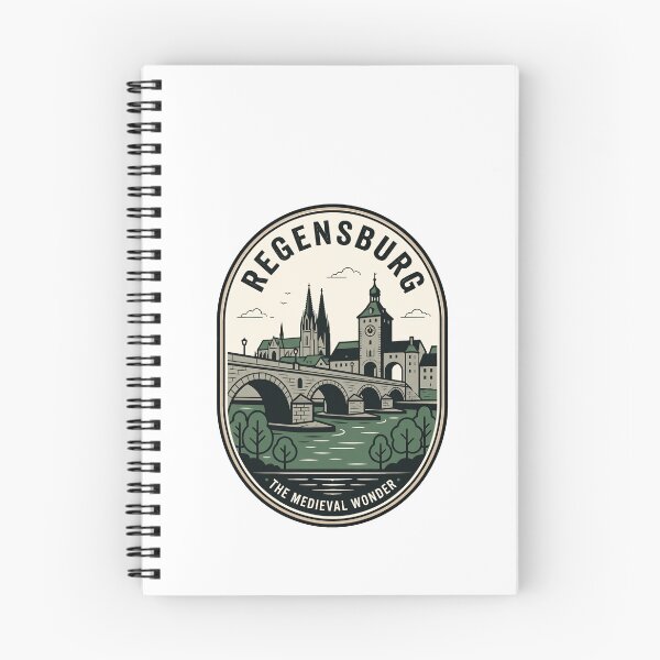 Item preview, Regensburg Germany Medieval Stone Bridge Skyline designed and sold by k3rstman1.