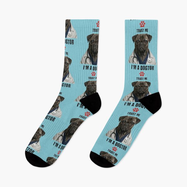 Item preview, Trust Me I'm A Dogtor Funny Pug Dog Doctor designed and sold by d247.