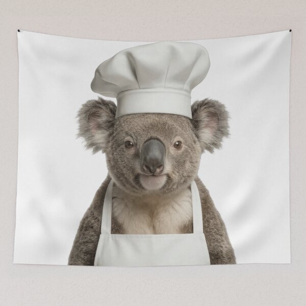 Item preview, Funny Koala Chef Realistic Animal Cooking Humor Art designed and sold by LazyOwlStore.