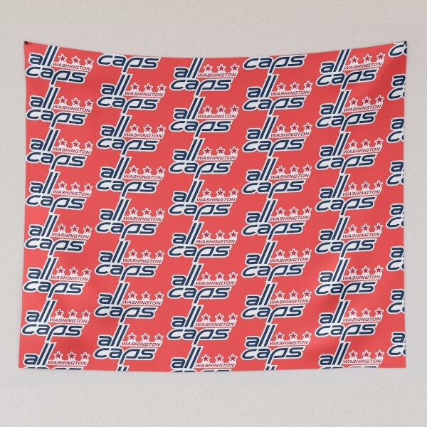 Item preview, All Caps - Washington Capitals Hockey Logo designed and sold by JuliaMencher.