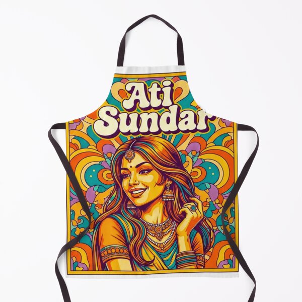 Item preview, Indian Beauty - Ati Sundar vintage art designed and sold by mackyartsstudio.