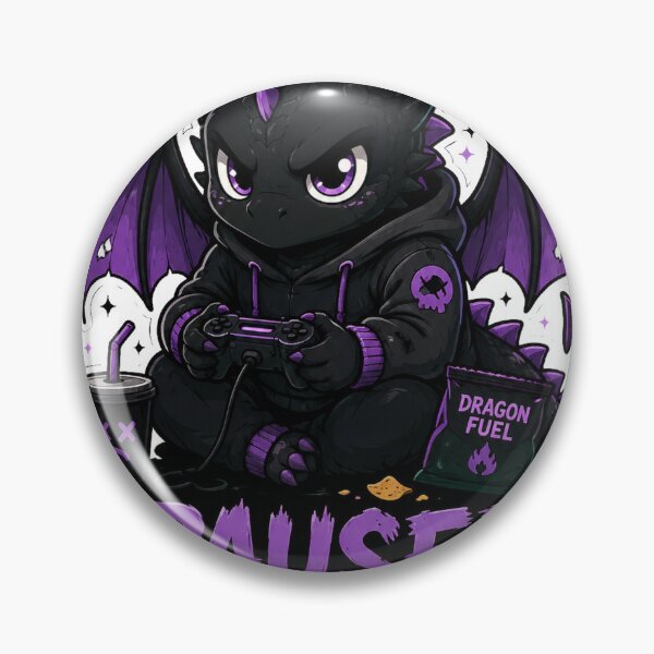 Item preview, Paused My Game Dragon Gamer designed and sold by neonvael.