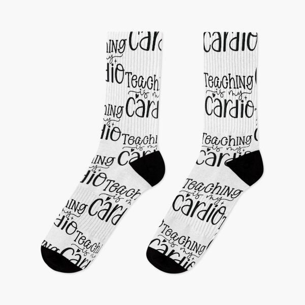 Item preview, Teaching Is My Cardio - Funny Active School Teacher Life Art designed and sold by FuzionRaptor.