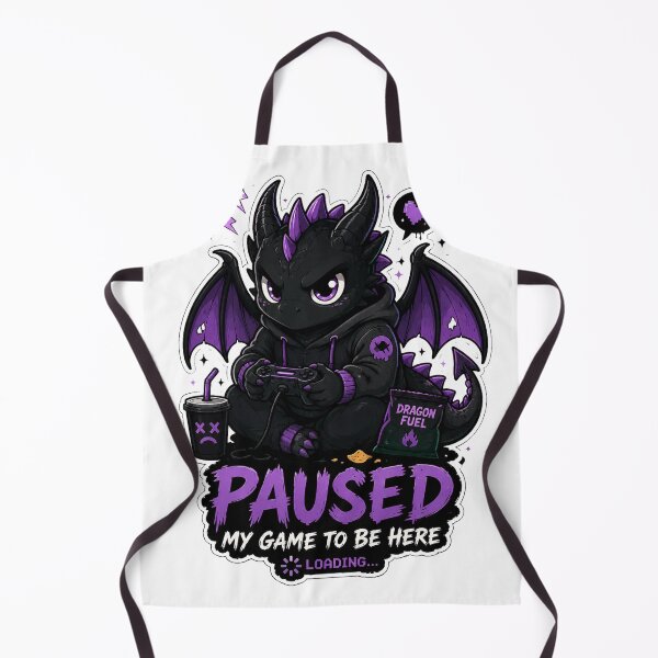 Item preview, Paused My Game Dragon Gamer designed and sold by neonvael.