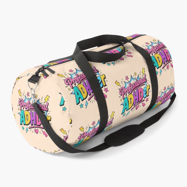 Item preview, Professional ADHDer – Funny Neurodivergent Retro Pop Art ADHD Design designed and sold by TheStephanieRome.