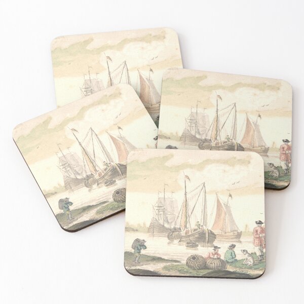 Item preview, Beach Dog And Figures | Nautical Art designed and sold by GammaRay.