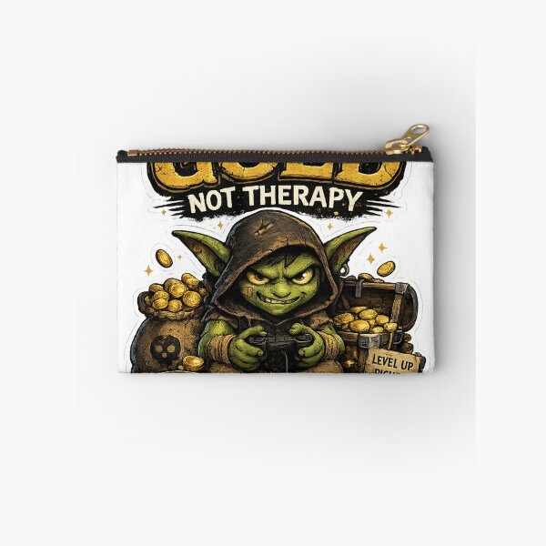 Item preview, I Need Gold Not Therapy Goblin Gamer designed and sold by neonvael.