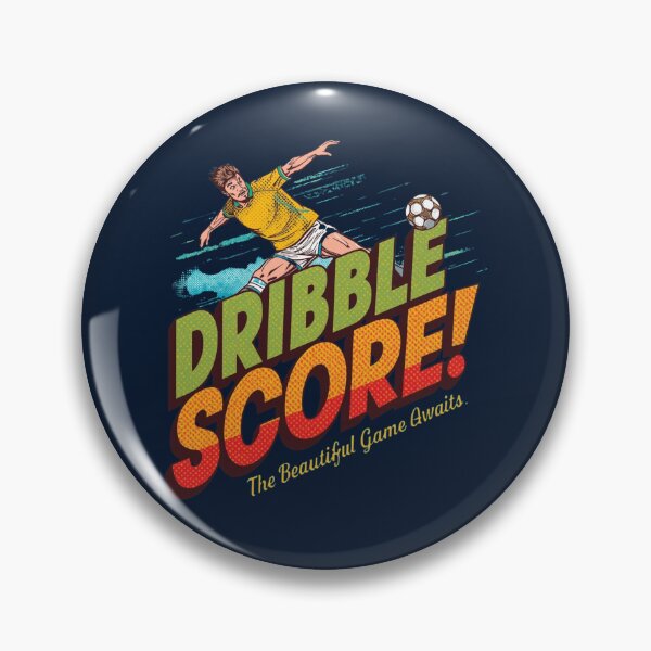Item preview, Dribble Score The Beautiful Game Awaits Vintage Soccer designed and sold by PACS0011.