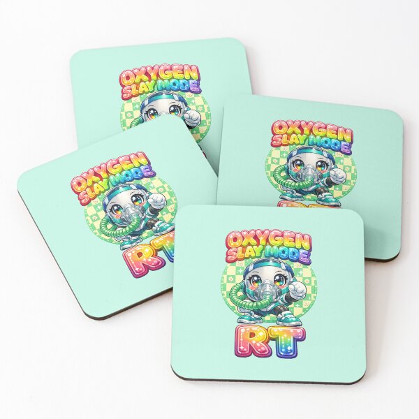Item preview, Cute Kawaii Oxygen Mask Respiratory Therapist Nurse Week RT Pride Medical Worker Rainbow Candy Meme Checkered Design designed and sold by ClinicalHubs.