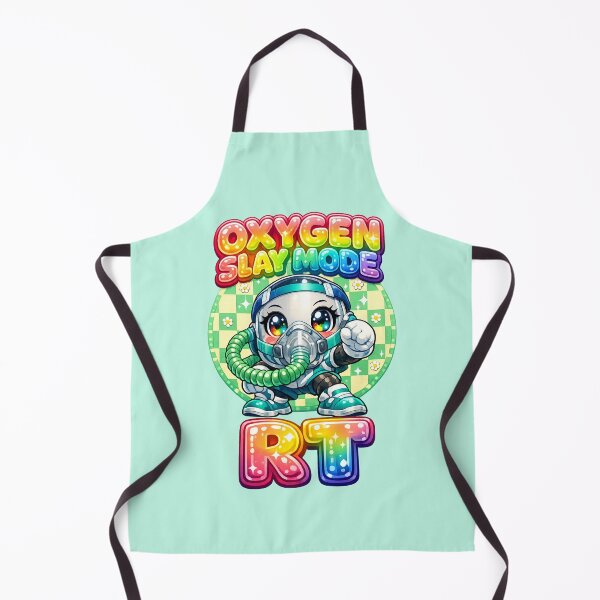 Item preview, Cute Kawaii Oxygen Mask Respiratory Therapist Nurse Week RT Pride Medical Worker Rainbow Candy Meme Checkered Design designed and sold by ClinicalHubs.