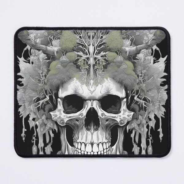 Item preview, Leshy Forest Skull Antlers Engraving designed and sold by DarkOriginArts.
