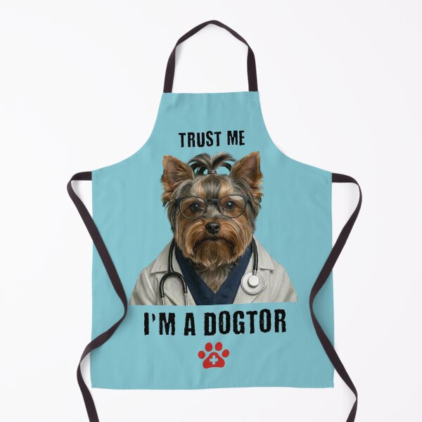 Item preview, Trust Me I'm a Dogtor Funny Yorkie Vet Dog Lover designed and sold by d247.