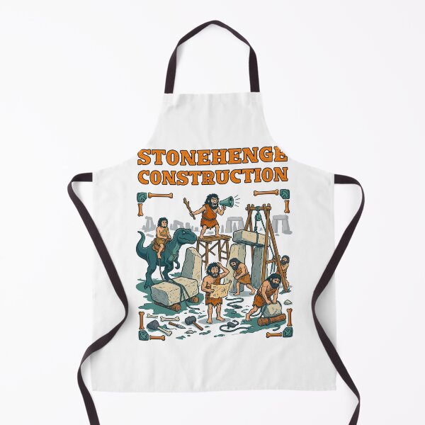 Item preview, Cavemen Building Stonehenge designed and sold by TeeARTHY.