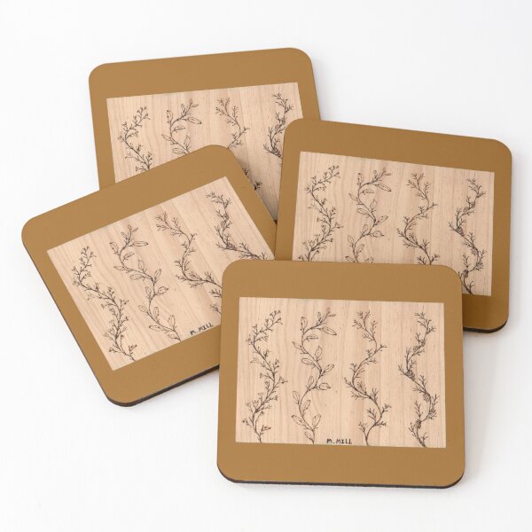 Item preview, Pyrograph Vines In Four Seasons designed and sold by M.Mill Drawings.