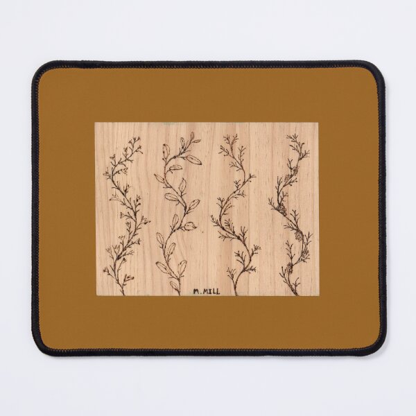 Item preview, Pyrograph Vines In Four Seasons designed and sold by M.Mill Drawings.