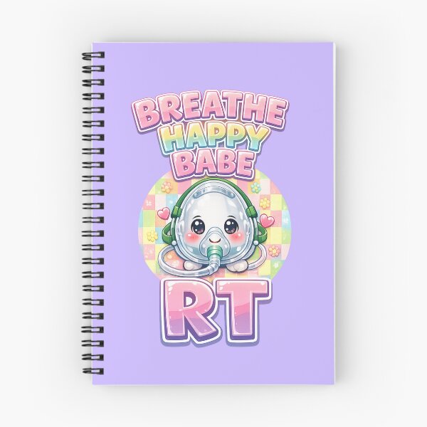 Item preview, Cute Kawaii Oxygen Mask Mascot Respiratory Therapist Gift Shirt | Breathe Happy Babe RT | Respiratory Care Week Medical Worker Checkered Design designed and sold by ClinicalHubs.