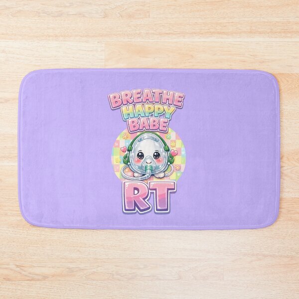 Item preview, Cute Kawaii Oxygen Mask Mascot Respiratory Therapist Gift Shirt | Breathe Happy Babe RT | Respiratory Care Week Medical Worker Checkered Design designed and sold by ClinicalHubs.