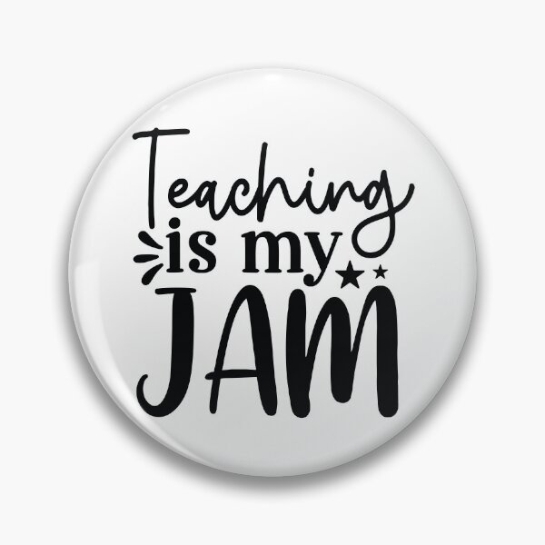 Item preview, Teaching Is My Jam - Funny School Mentor Aesthetic Professional Gift designed and sold by FuzionRaptor.