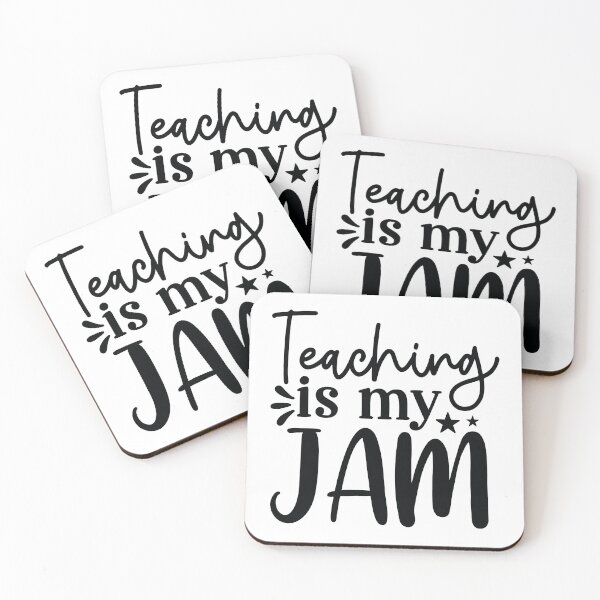 Item preview, Teaching Is My Jam - Funny School Mentor Aesthetic Professional Gift designed and sold by FuzionRaptor.