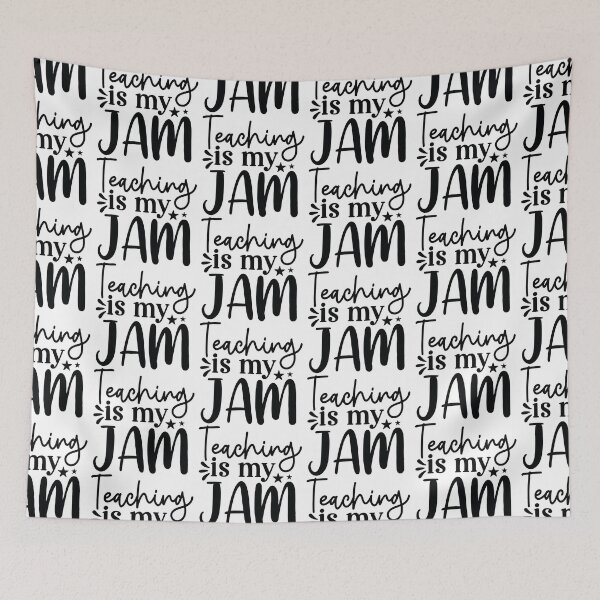 Item preview, Teaching Is My Jam - Funny School Mentor Aesthetic Professional Gift designed and sold by FuzionRaptor.