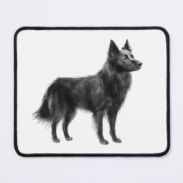 Item preview, Schipperke doggie illustration  designed and sold by Roxane Bay.