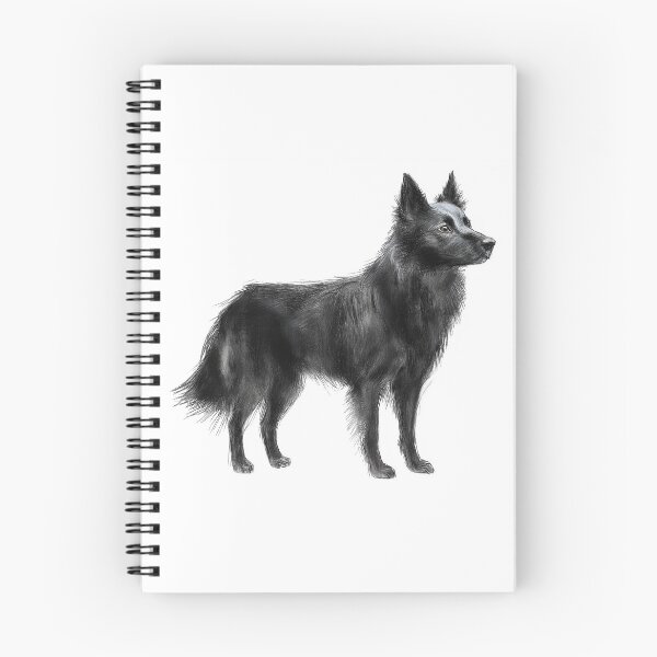 Item preview, Schipperke doggie illustration  designed and sold by Roxane Bay.