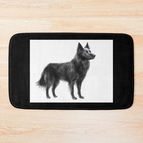 Item preview, Schipperke doggie illustration  designed and sold by Roxane Bay.
