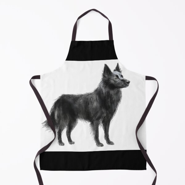 Item preview, Schipperke doggie illustration designed and sold by Roxane Bay.