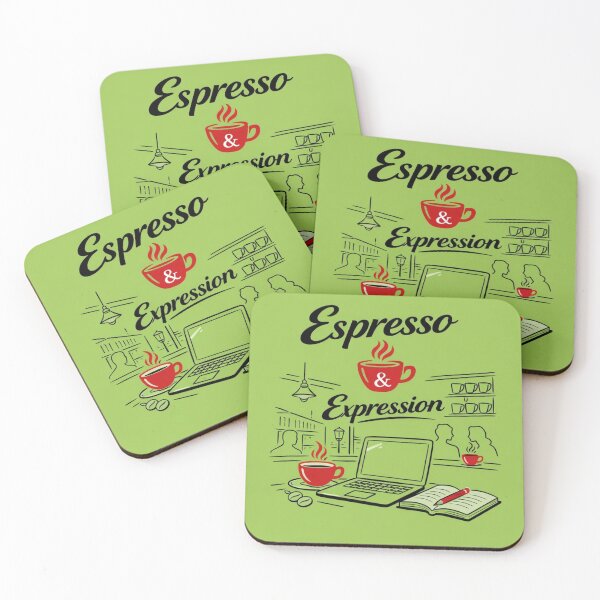 Item preview, Cafe Writer 4 green designed and sold by SJHorsfall.