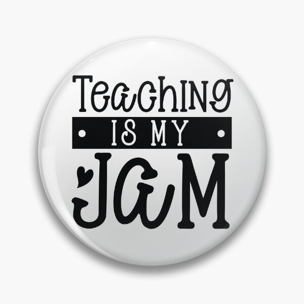 Item preview, Teaching Is My Jam - Cute Retro School Teacher Life Art designed and sold by FuzionRaptor.