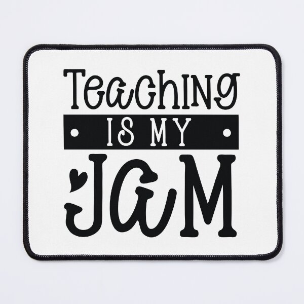 Item preview, Teaching Is My Jam - Cute Retro School Teacher Life Art designed and sold by FuzionRaptor.