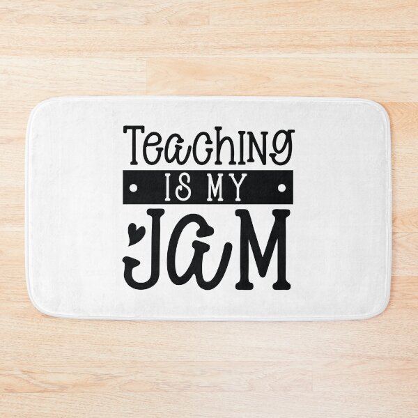 Item preview, Teaching Is My Jam - Cute Retro School Teacher Life Art designed and sold by FuzionRaptor.