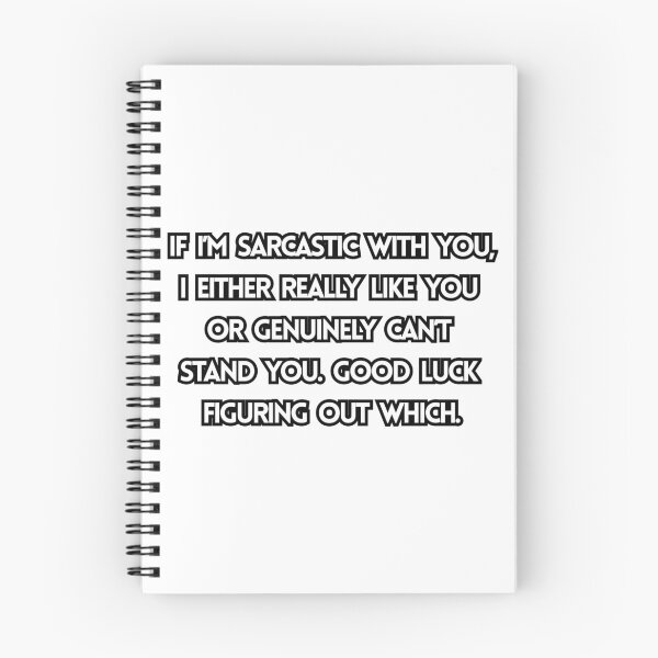 Item preview, Sarcastic with YOU (no color) designed and sold by Sober-Gifts.