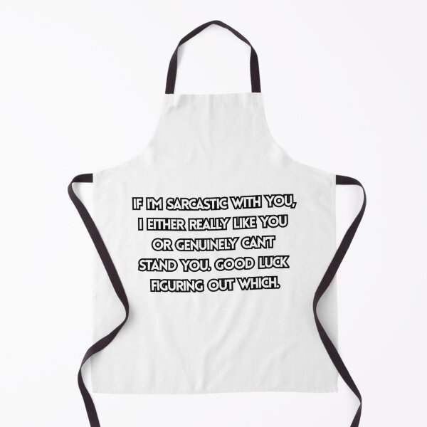 Item preview, Sarcastic with YOU (no color) designed and sold by Sober-Gifts.