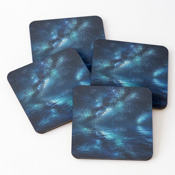 Item preview, Galaxy Reflection Underwater Dark Ocean Art designed and sold by irfanshikh.