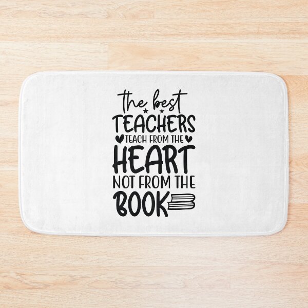 Item preview, Best Teachers Teach From The Heart Not From The Book - School Mentor Gift designed and sold by FuzionRaptor.