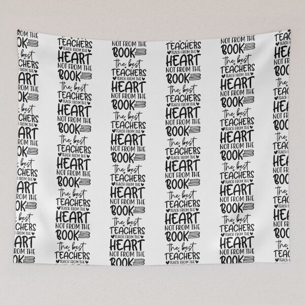 Item preview, Best Teachers Teach From The Heart Not From The Book - School Mentor Gift designed and sold by FuzionRaptor.