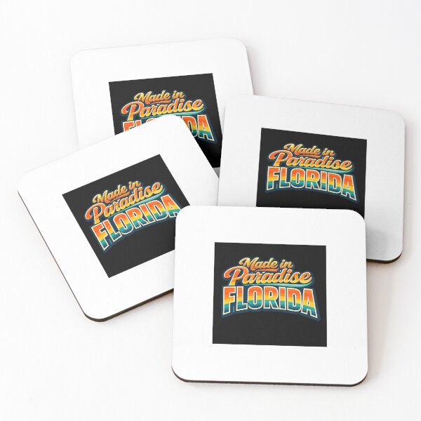 Item preview, *Made in Paradise Florida Retro Sunset Typography* designed and sold by Petringo.