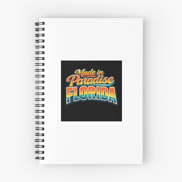 Item preview, *Made in Paradise Florida Retro Sunset Typography* designed and sold by Petringo.