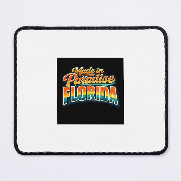 Item preview, *Made in Paradise Florida Retro Sunset Typography* designed and sold by Petringo.