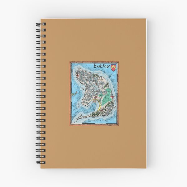 Item preview, Map of Heskfar Isles designed and sold by M.Mill Drawings.