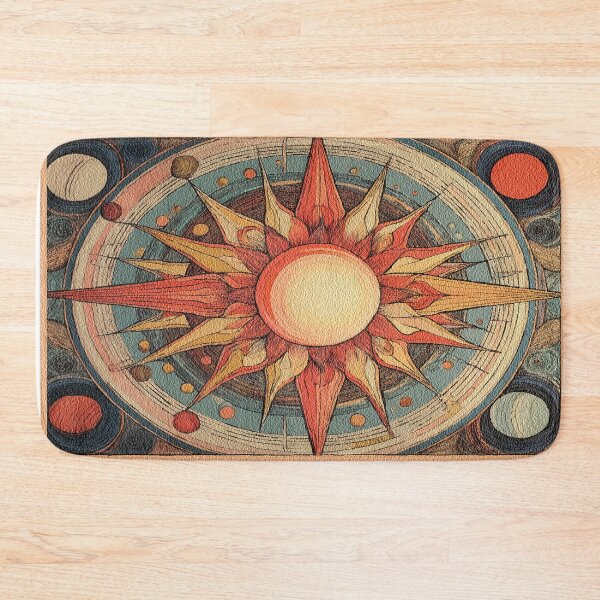 Item preview, Solar Pulse – Cosmic Minimal Illustration designed and sold by zoliartdesign.