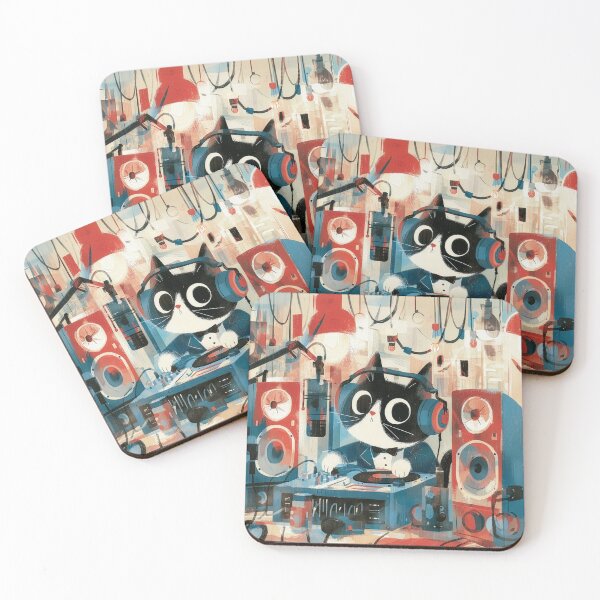 Item preview, Midnight Cat DJ Studio designed and sold by Dusk Atelier.