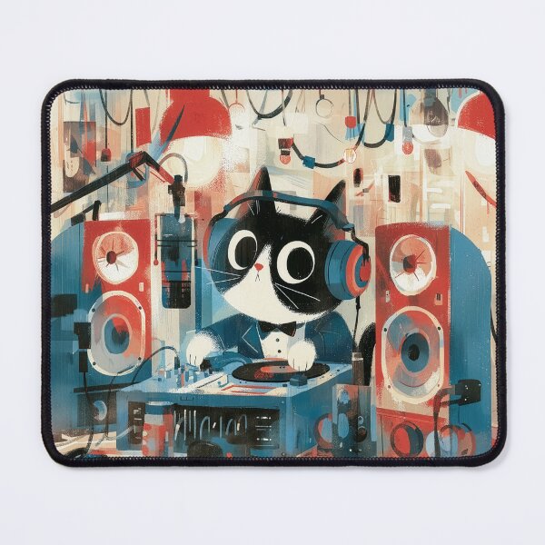 Item preview, Midnight Cat DJ Studio designed and sold by Dusk Atelier.