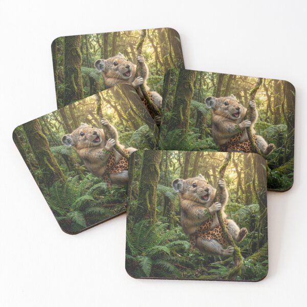 Item preview, Pika Tarzan Swings From Vine designed and sold by Tridentulus.