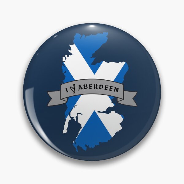 Item preview, I Love Aberdeen on a Scotland Map with Saltire Flag designed and sold by S-and-W-4ever.