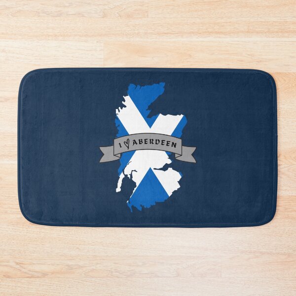 Item preview, I Love Aberdeen on a Scotland Map with Saltire Flag designed and sold by S-and-W-4ever.