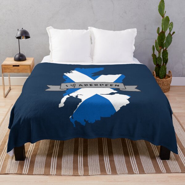 Item preview, I Love Aberdeen on a Scotland Map with Saltire Flag designed and sold by S-and-W-4ever.